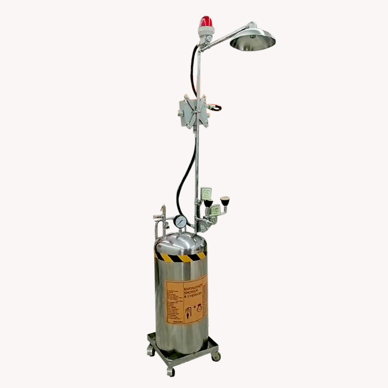 便攜式移動推車洗眼器(定制型) 便攜式移動推車洗眼器(定制型)